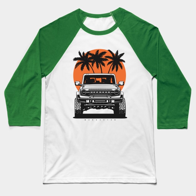 Offroad garage - Bronco Baseball T-Shirt by Markaryan